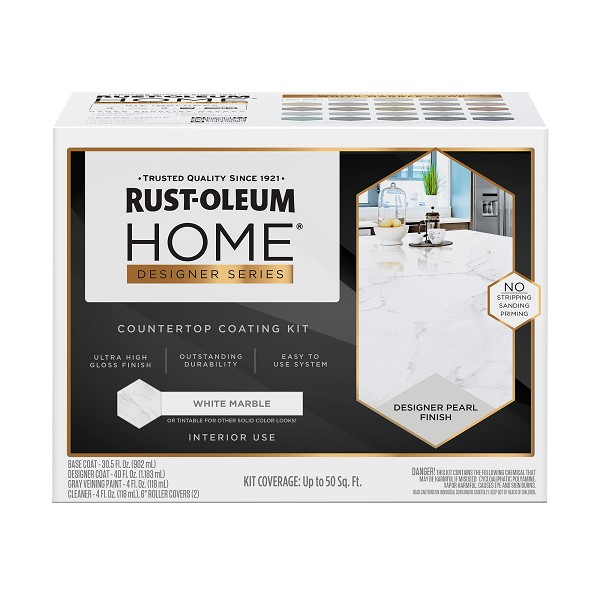 Rust-Oleum Home White Marble Countertop Coating Kit