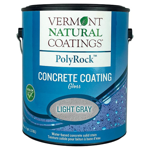 Vermont Natural Coatings PolyRock Concrete Coating Light Gray- 1 Gallon
